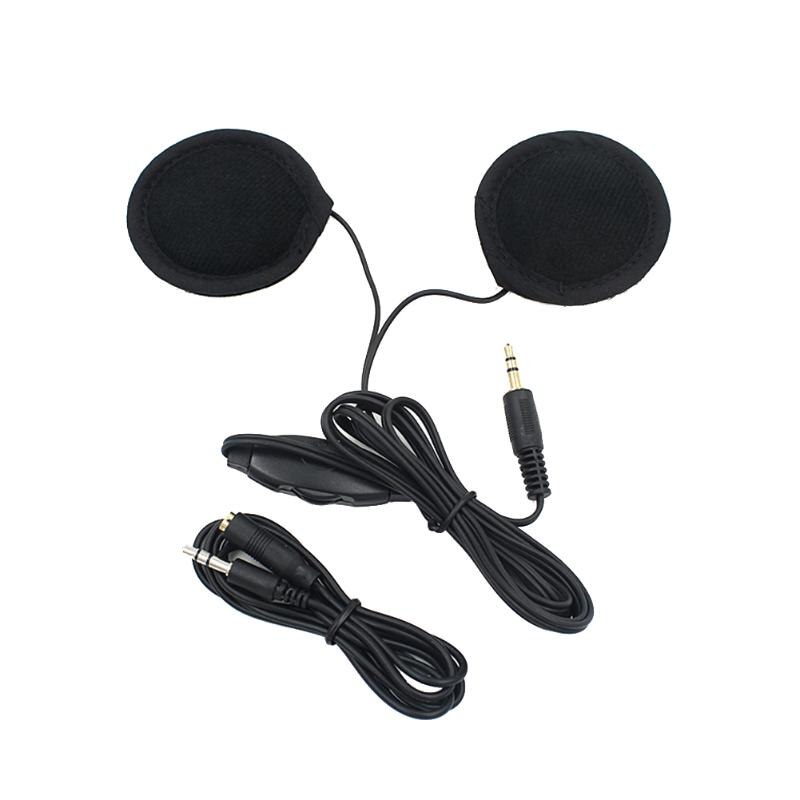 Altavoces para casco de motocicleta cascos con auriculares, MP3, MP4, GPS, teléfono móvil