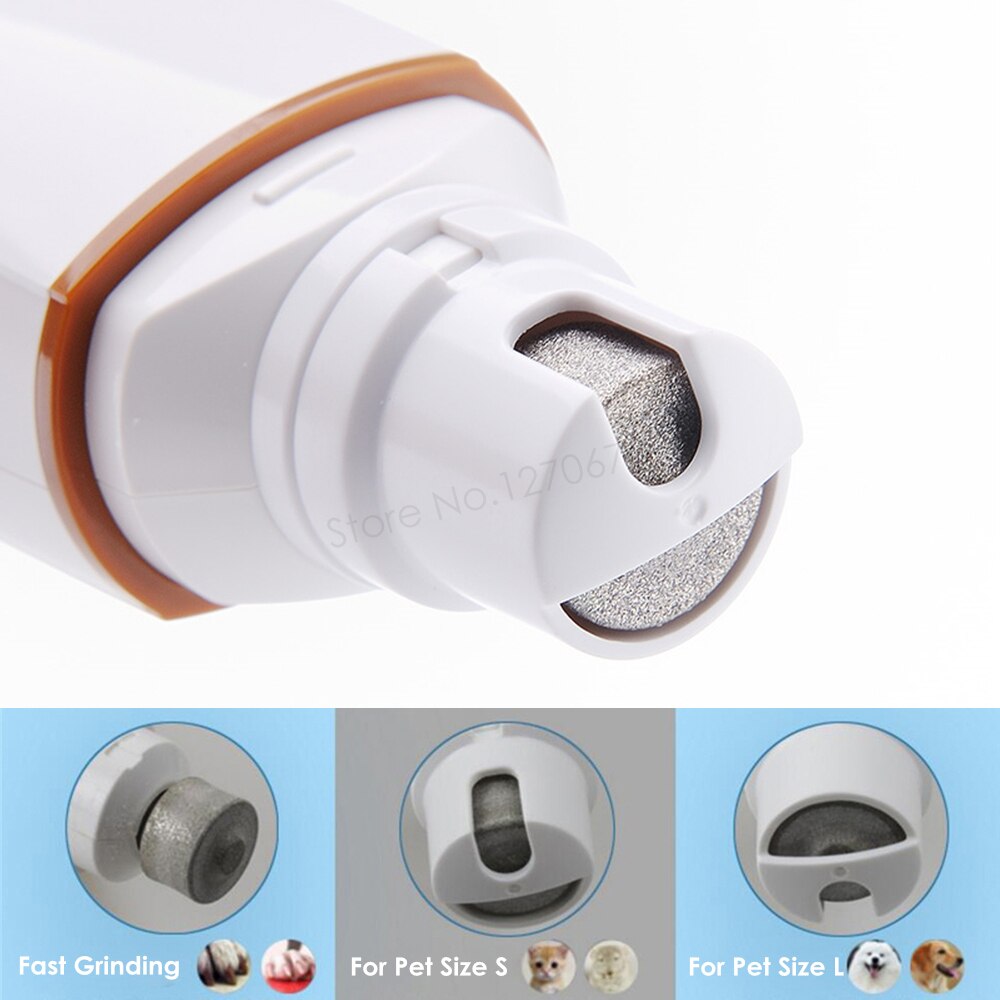 Codos CP-3301 Electric Cat Dog Claw Nail Grinder Pet Toenail Paws Clipper Auto Pedicure Grooming Machine +2 Battery