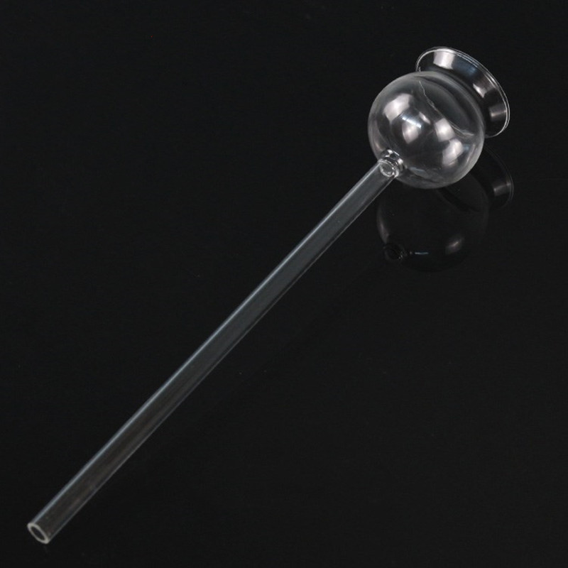 Embudo de seguridad de vidrio de una pieza con cuello largo recto/de una bola/doble bola para instrumento de enseñanza de productos químicos y laboratorio
