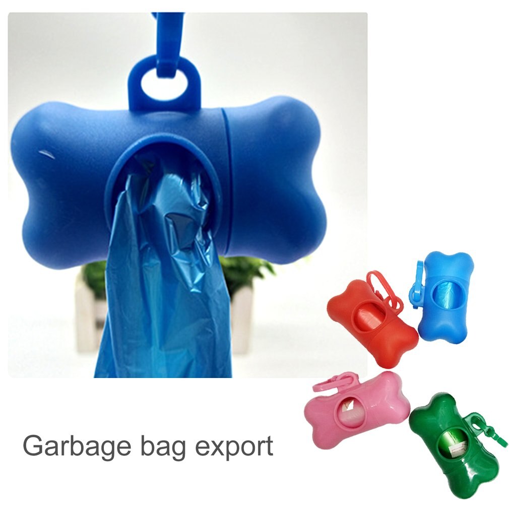 Pet Waste Bag Dispenser For Dog Waste Bag Holder - Plastic Garbage Bag Dispenser Carrier Case，Dog Pet 1 Roll Waste Poop Bags