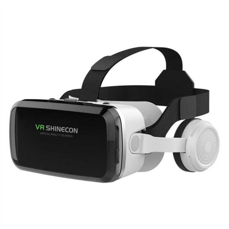 Draadloze Virtual Reality-bril IMAX Enorme scherm 3D-bril Google Cardboard Box VR-headset voor 4,7-7,2 "telefoon, ondersteuning voor gamepad: Zilver