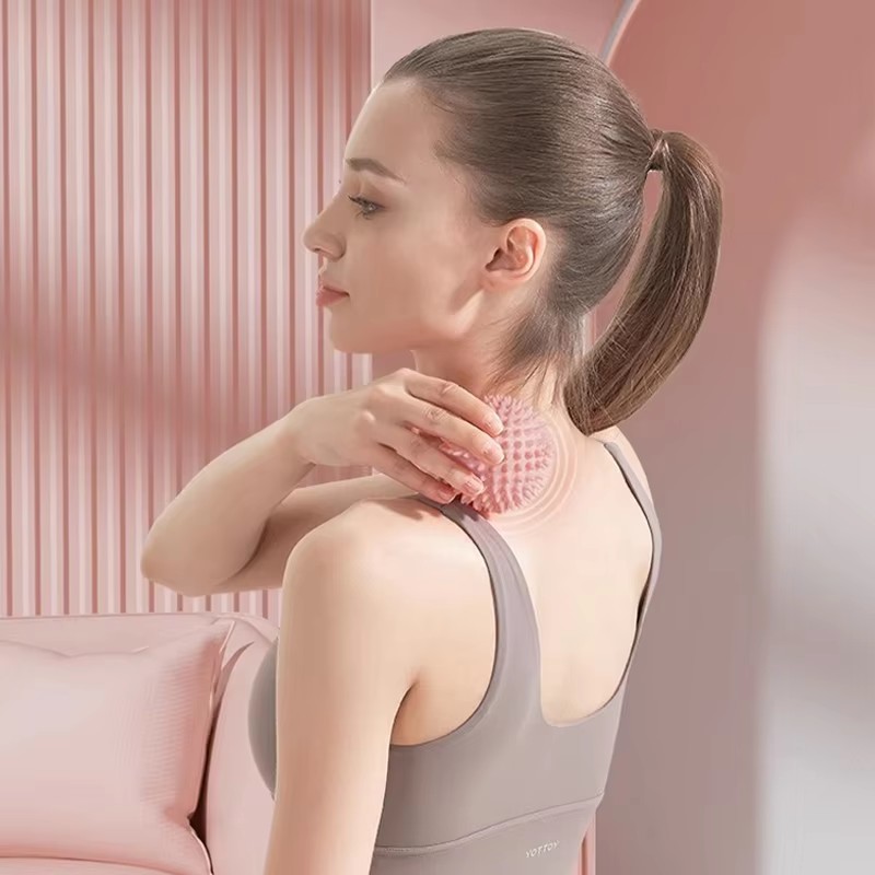 Massage ball myofascial release ball massage device spiky roller for deep tissue trigger point muscle regeneration myofascial pain relief