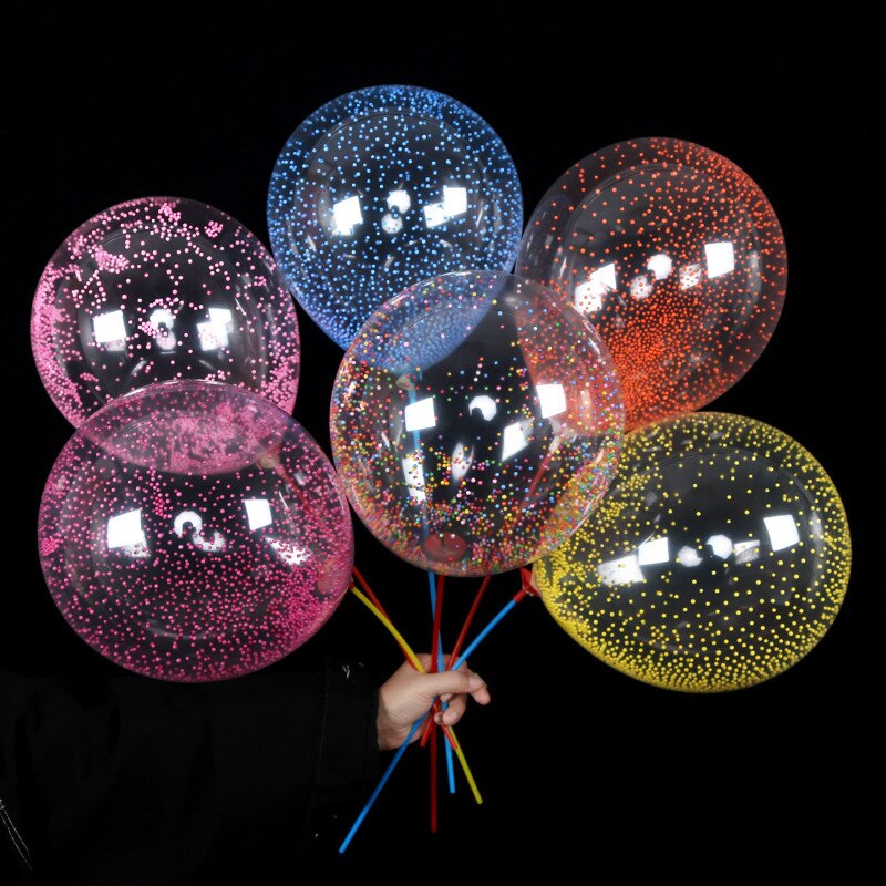 10PCS Bubble balloon 12 inch magic balloon foam suspension latex round large thick round bubble balloon party supplies