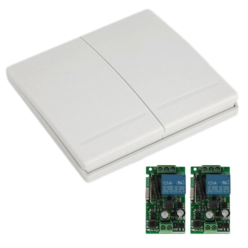 Wireless Wall Switch - Remote Control Transmitter & Receiver for Smart Home Lighting