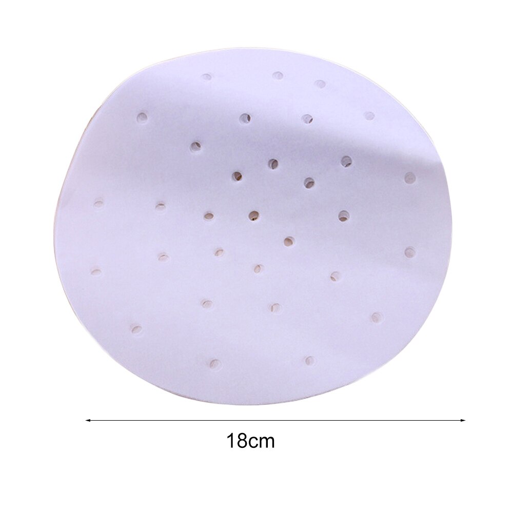 50/100Stck Bambus Korb Dampfer Papier Küche Kochen Bambus Dampfer schwach Summe Papier Unter Dampf matt Runde Nicht Stock Dampfer Neue: 7Zoll 50Stck