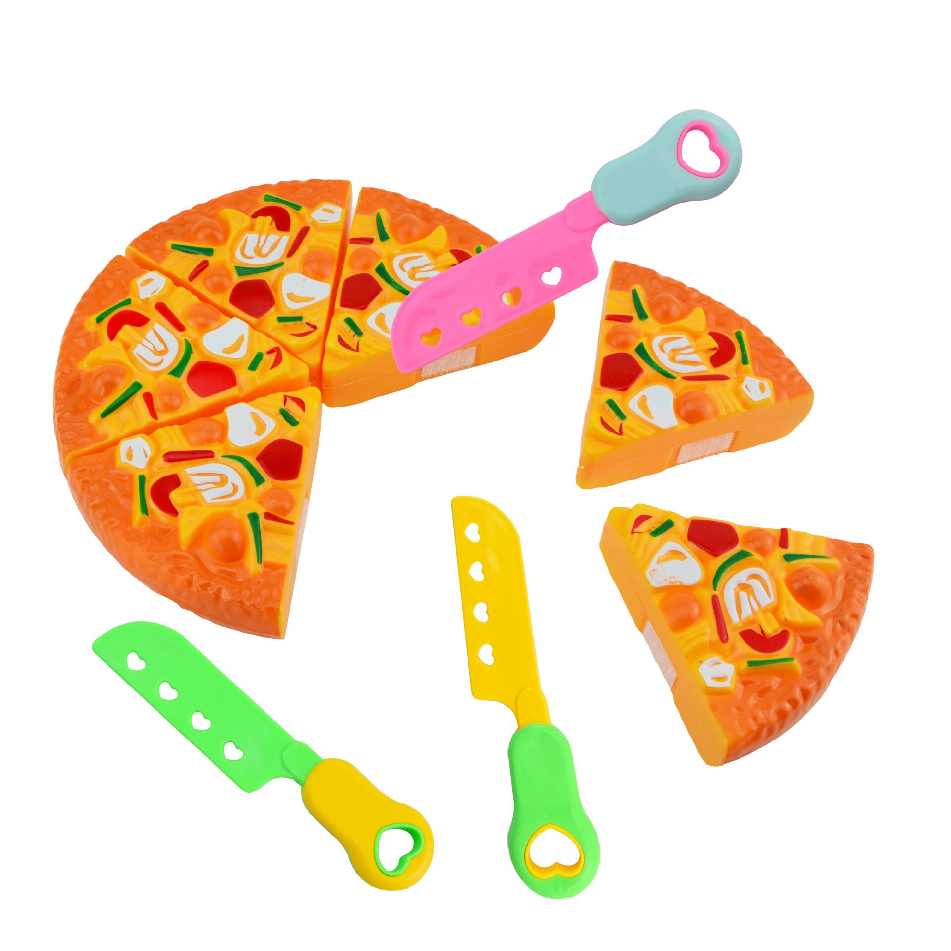 Kinderen Pizza Mes Speelhuis Slicer Plastic Cut Fruit & Vegetable Speelgoed