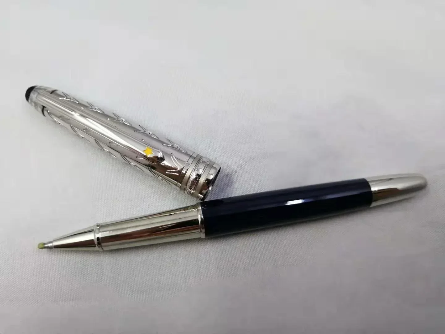 Bolígrafo pequeño Prince de lujo, suministros de oficina de Metal, fuente de Gel para escribir: Borgoña / efectivo