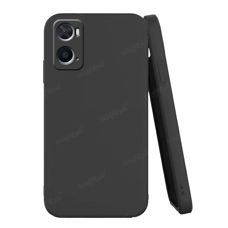 Funda blanda A prueba de golpes para OPPO A96, carcasa trasera de TPU para teléfono, 76, 36, 96, A76, A36, A96: TPU / Negro