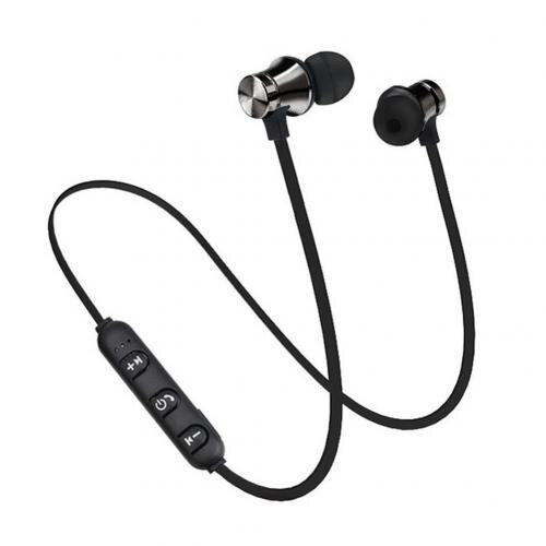 XT11 Magnetische Bluetooth Oortelefoon Adsorptie Draadloze Bluetooth In-Ear Oortelefoon Sport Наушники Беспроводные Kulaklık: Black