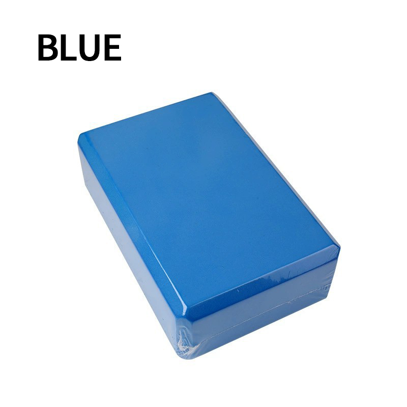 Bloques de construcción de Yoga, cubos, ladrillos de Pilates, esteras de refuerzo, suministros deportivos, equipo de ejercicio en casa, Fitness Eva, 1 ud.: Azul oscuro