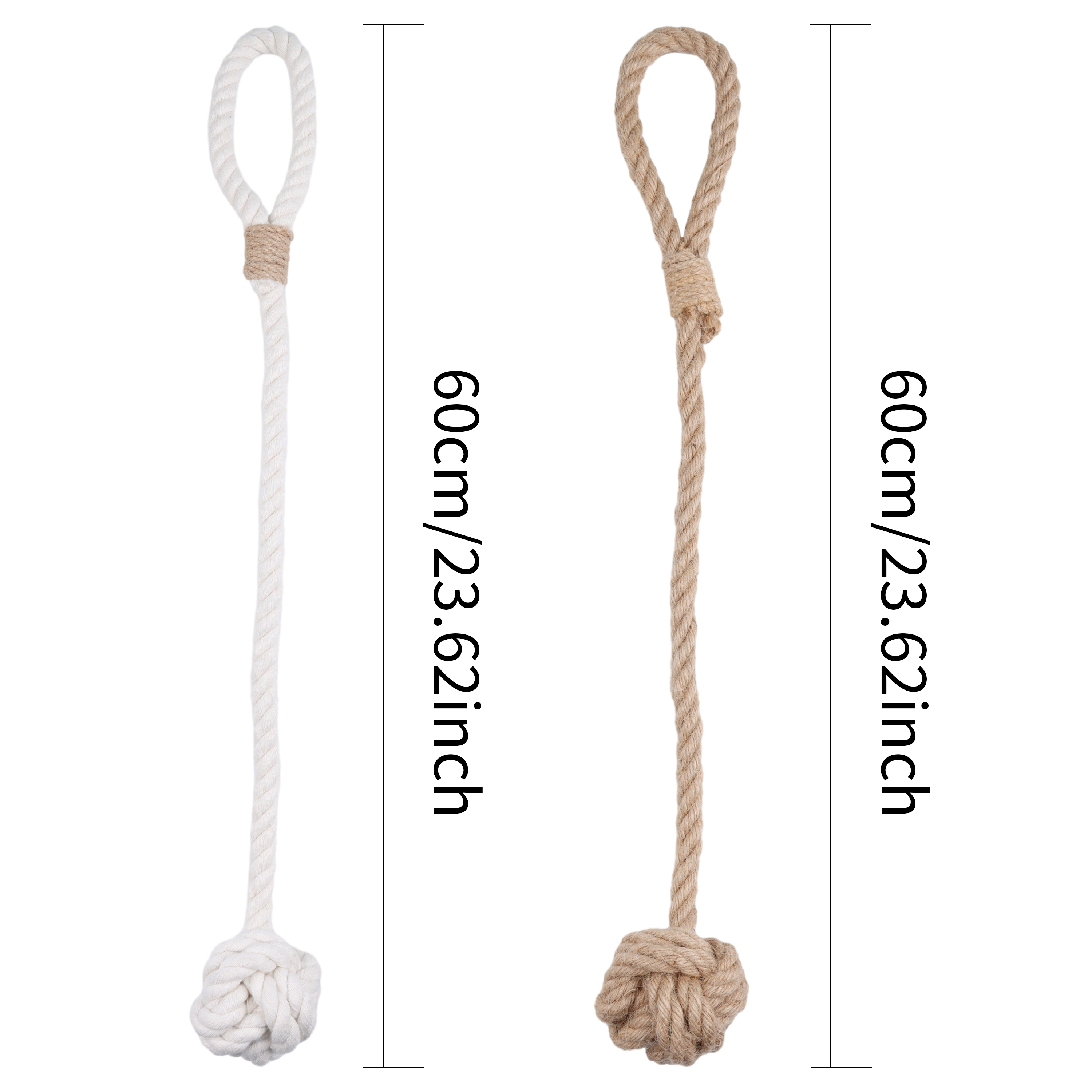 Corbatas de cáñamo con forma de bola, sujetadores de Cortinas Vorhang, Clips de cuerdas hechos a mano de punto, decoraciones para el hogar al aire libre