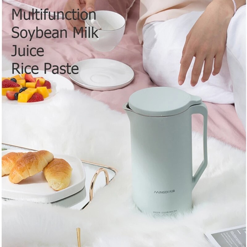 Sojamjölk maskin juicer automatisk uppvärmning filterfri sojabönor vegan mjölkjuice maker köksredskap 110v/220v