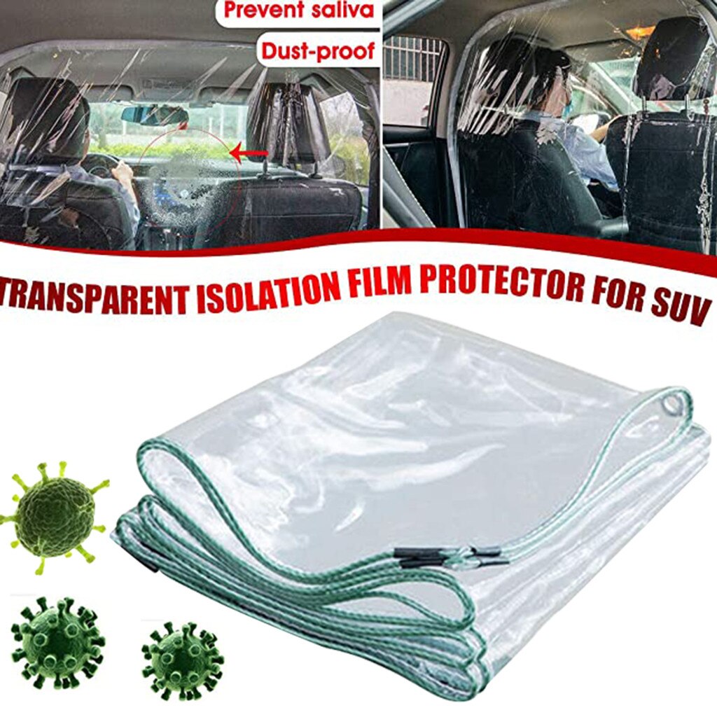 Tissu imperméable Anti-pulvérisation pour voiture # g3 | Avec bâche à boutons renforcée, rideaux de porte transparents de 3ml