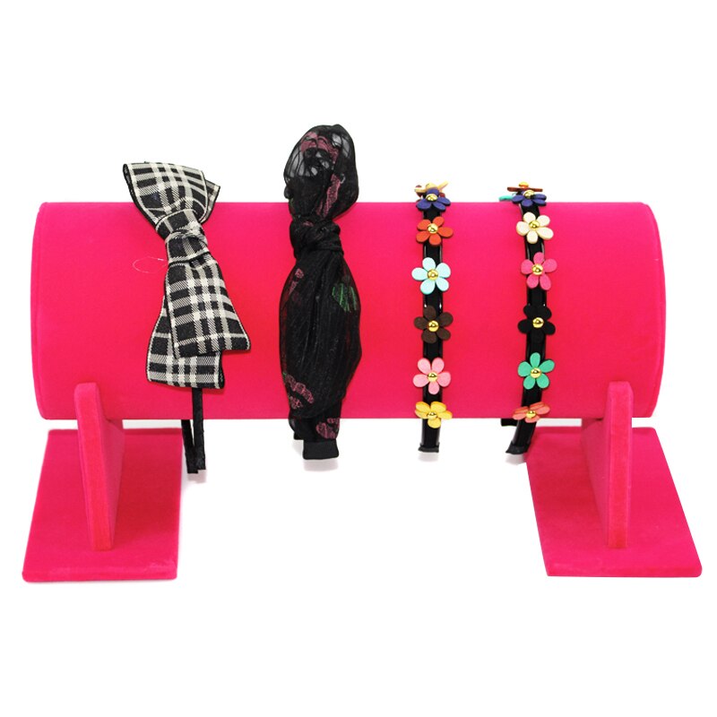 Newly Jewelry Display Stand Headband Holder Hairband Showcase Headpieces Organizer Decorative Chains Storage DO99