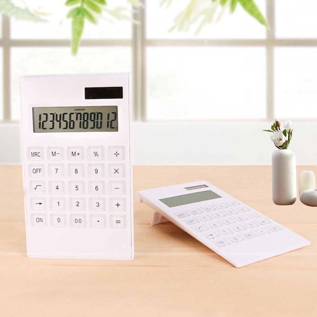 Office Finance Calculator Calculate Commercial Tool Battery Powered 12 Digit Electronic Calculatory Calculator