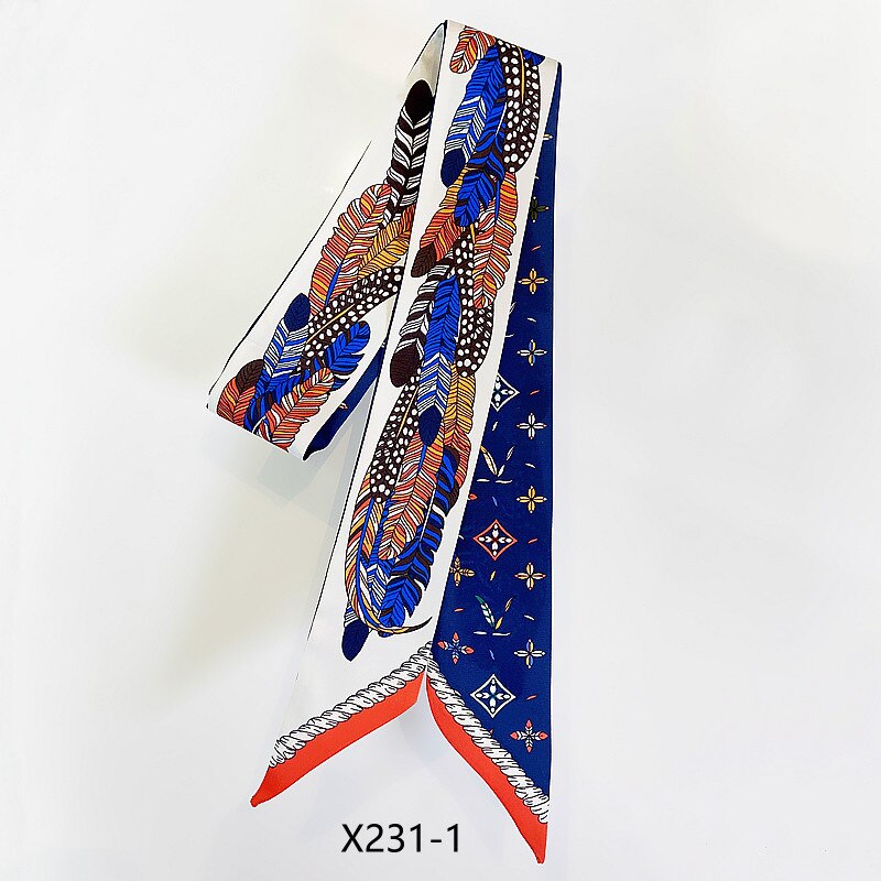 Cupid long skinny scarf - limited edition silk blend main image 0