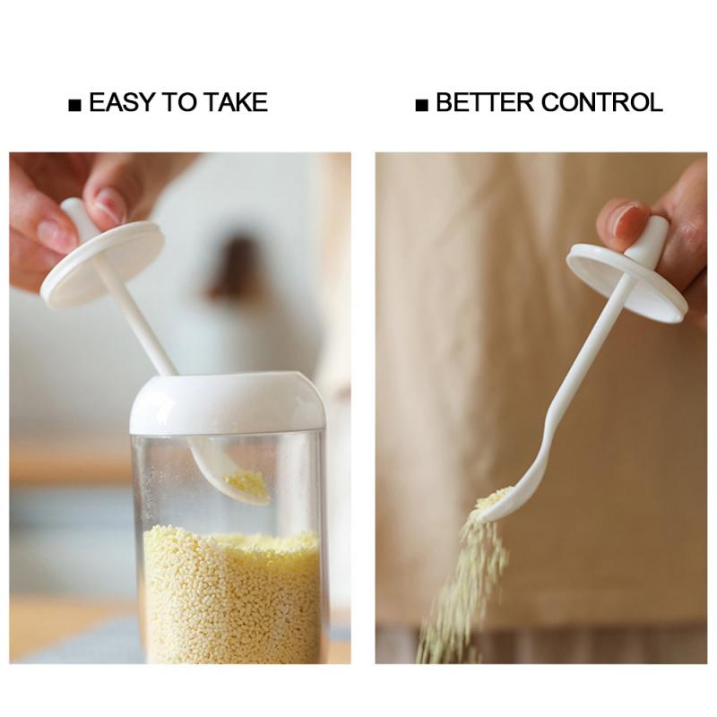 Kruiden Fles Herb & Spice Gereedschap Transparante Keuken Kruiden Gadgets Zout Suiker Spice Opslag Jar Kruiderij Pot Met Lepel