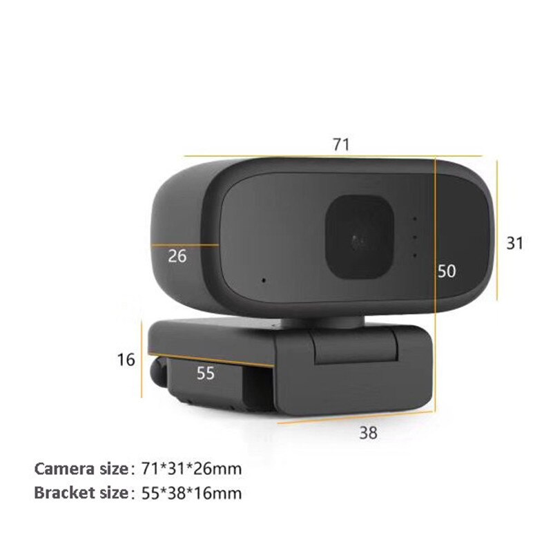Webcam 1080P Hd Webcam Autofocus Computer Cam Ingebouwde Microfoon Privacy Cover Groothoek Lens Speaker usb Video Web Cam