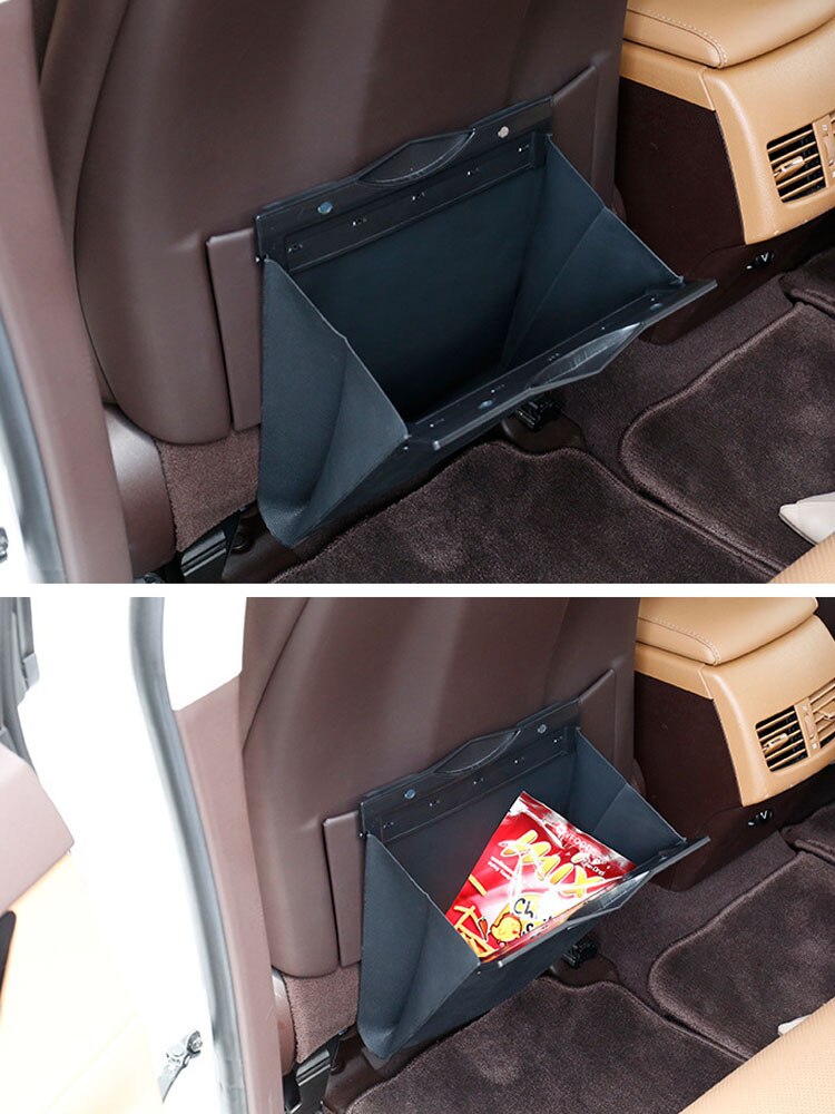 For Toyota RAV4 2022 Car Trash Can Vehicle Garbage Bag Car Hanging Rear Seat Row Folding Storage Bag