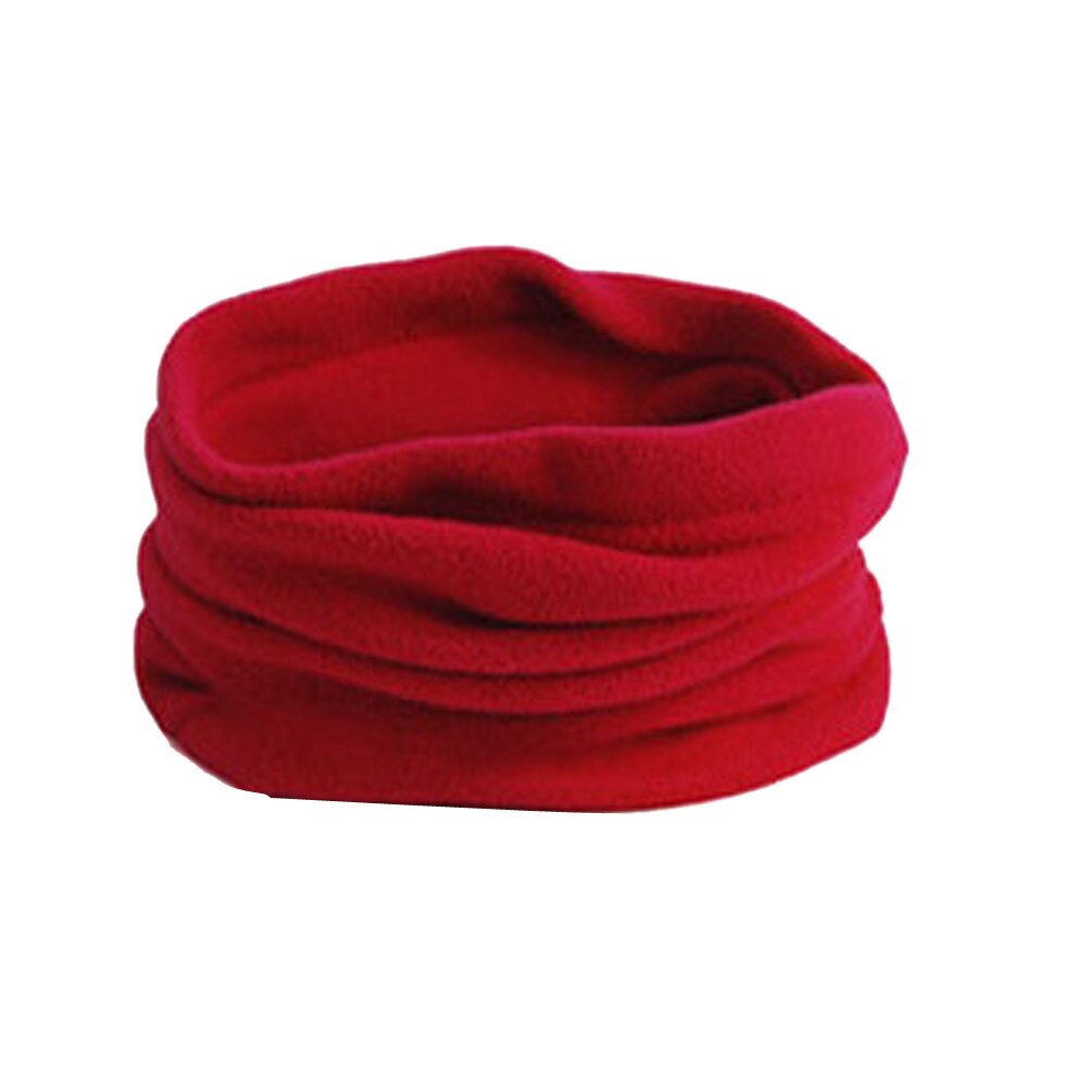 Winter Outdoor Fleece Warmer Neck Gaiter Thermal Half Face Tube Cycling Snowboard Skiing Hiking Bandana Scarf Men Women Beanie: Pink