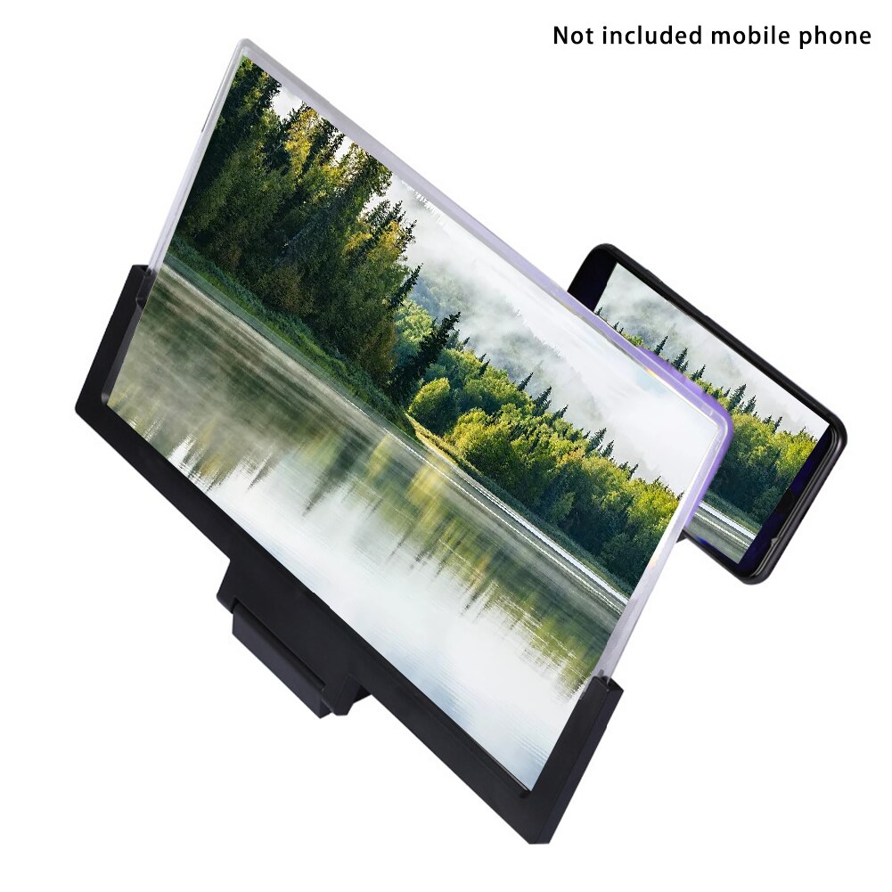 14inch 3D HD Video Amplifier Foldable 3D HD Desktop Gaming Portable Universal Enlarger Mobile Phone Screen Magnifier Projector