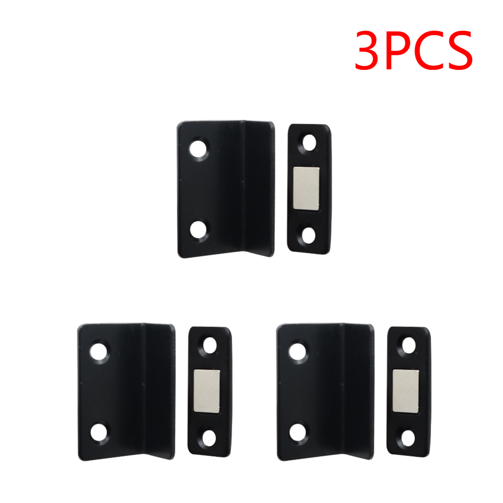 1-10 Stück stärker Magnete chrank fängt Magnet Tür Stopper versteckte Tür schließer mit Schraube für Schrank Schrank Möbel Hardware-: Schwarz