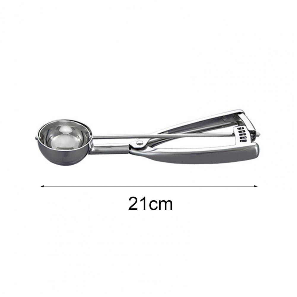 Stainless Steel Cookie Scoop Kitchen Tool Scoop Multifunctional Non-slip Ice-cream Scoop Ice Ball Maker for Baking
