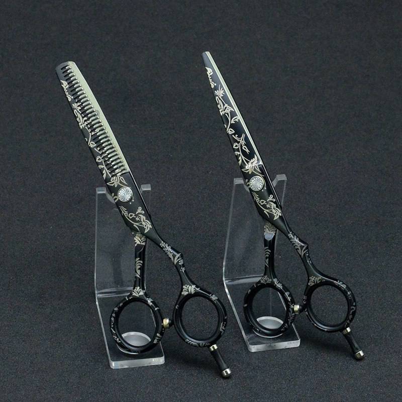 5.5/6" Barber Hair Scissors Hairdresser Ciseaux Coiffure Thinning Shears Japanese Scissors Haircutter Hairdressing Salon Scisor