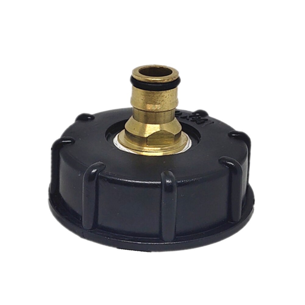 1000L IBC Tank Adapter Plastic IBC Tote Tank Connector Fitting Ton Barrel Accessories Black: E