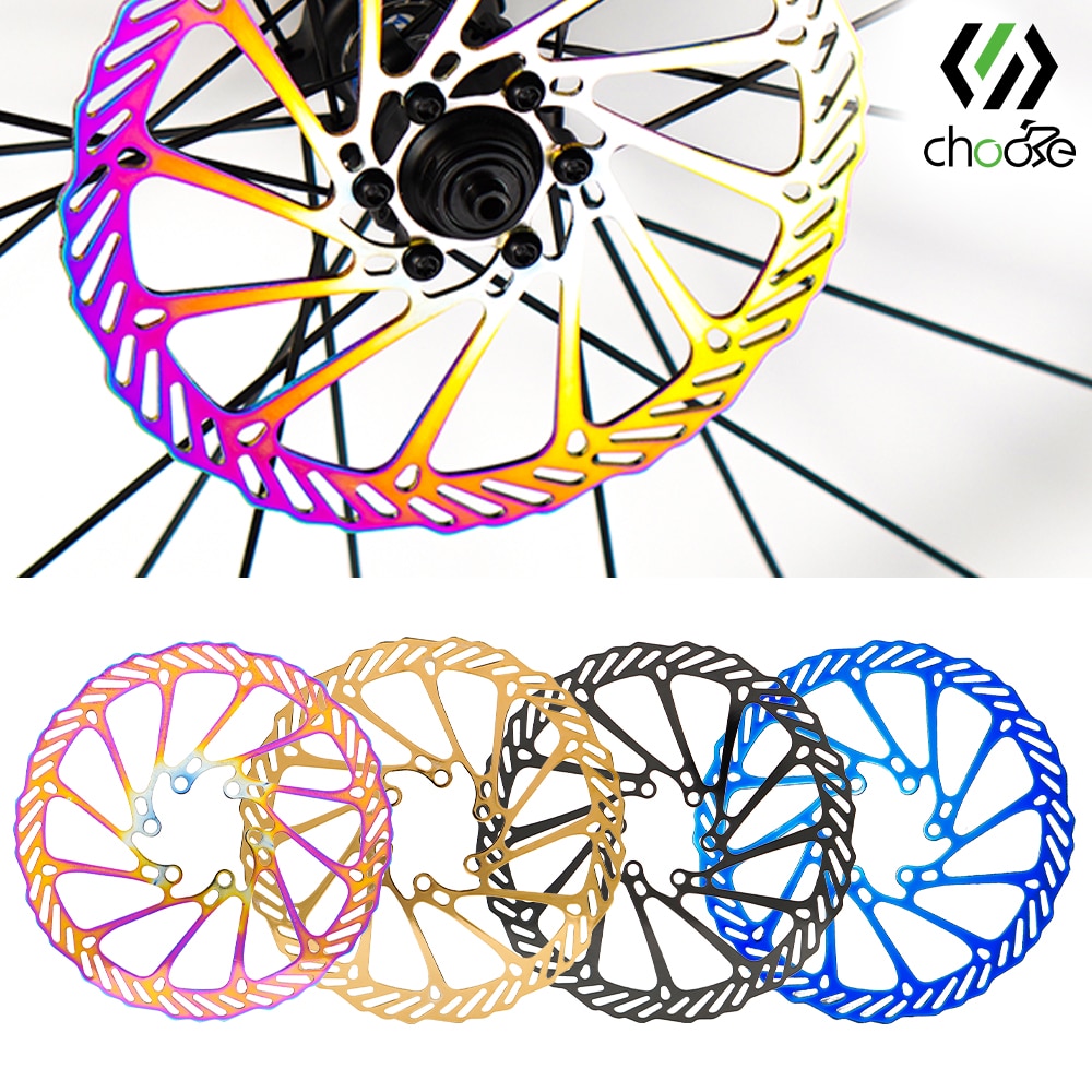 Rotori del freno per bicicletta a scelta, rotore del freno a disco per bici da strada MTB in acciaio 160mm/180mm/203mm, per linea centrale SHIMANO SRAM
