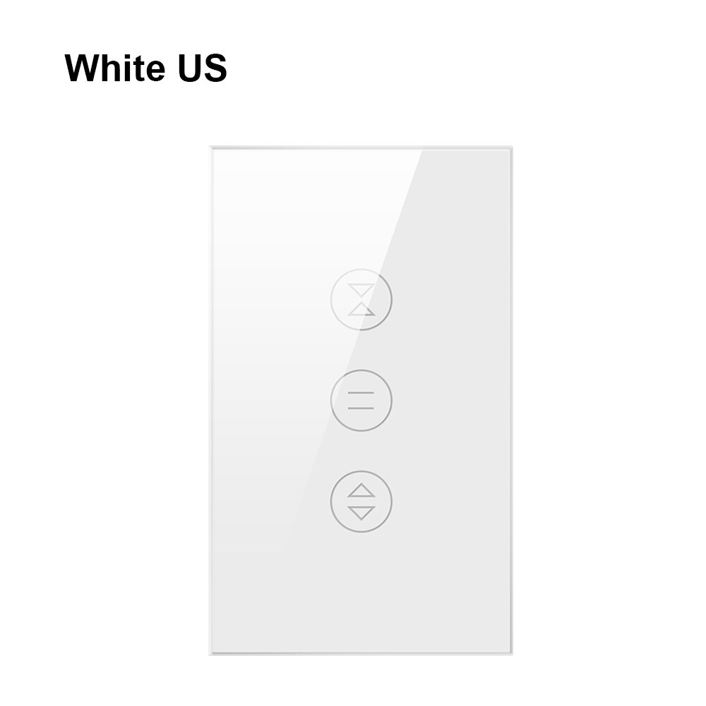 AVATTO Tuya Dual WiFi Vorhang blind Schalter Für Elektrische Motor- Rollladen, Clever Heimat Automatisierung Arbeit für Alexa, google Hause: uns Weiß CS01
