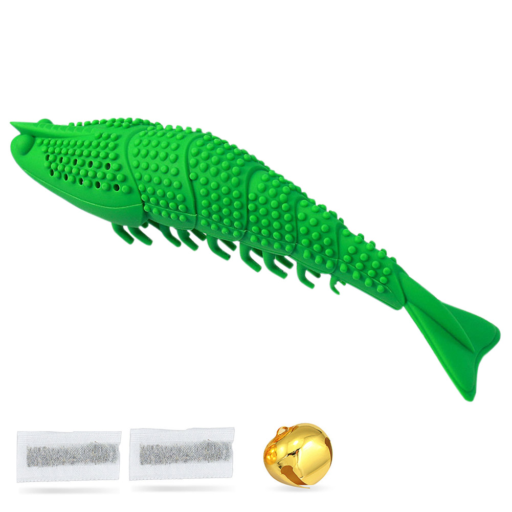 Cat Toothbrush Chew Catnip Toy Crayfish Shape Kitten Teeth Cleaning Dental Care 2019ing: Default Title