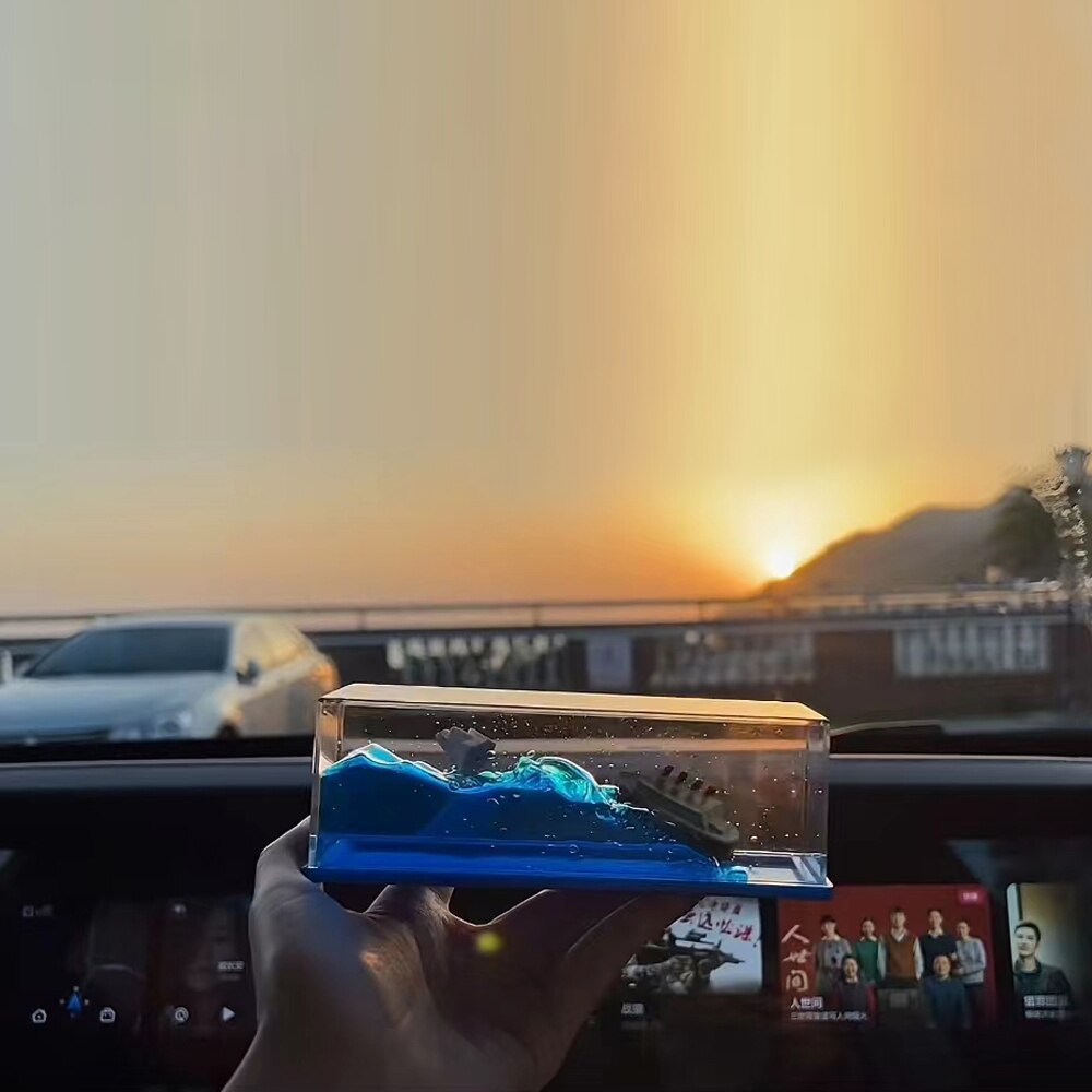 Statek wycieczkowy płyn dryfująca butelka ozdoba na biurko prezent urodzinowy prezent ambona dekompresja ozdoba ozdoba samochodu prezent dla par