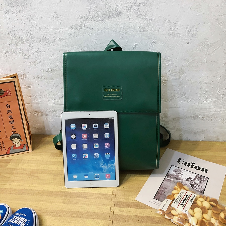 Koreaanse Stijl Rugzak Pu Leer Tiener Meisje Schooltas Mode Grote Capaciteit Boek Tas Laptop Rugzak Mochila Feminina