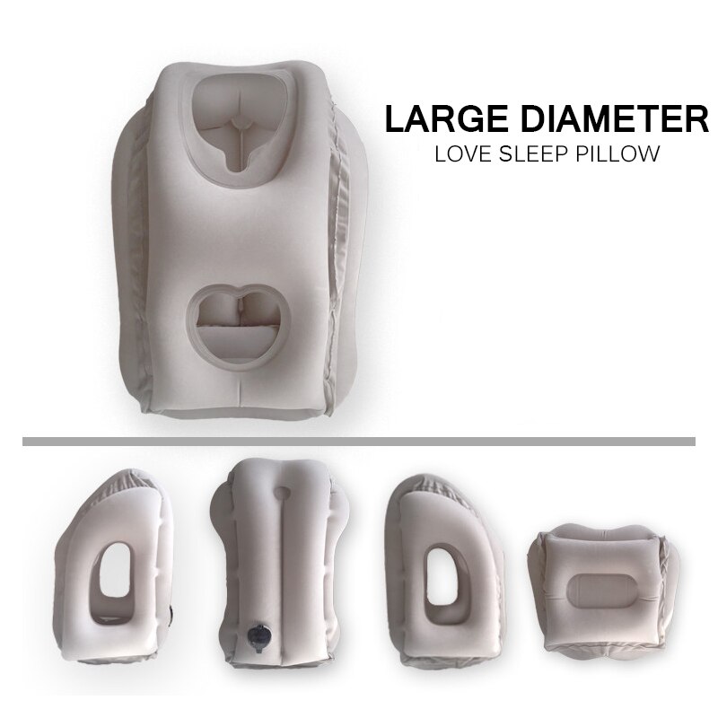 Opblaasbare Slapen Kussen Draagbare Hoofd Slaap Zak Nekkussen Outdoor Camping Reizen Trein Vliegtuig Rest Kussen Camping Gereedschap