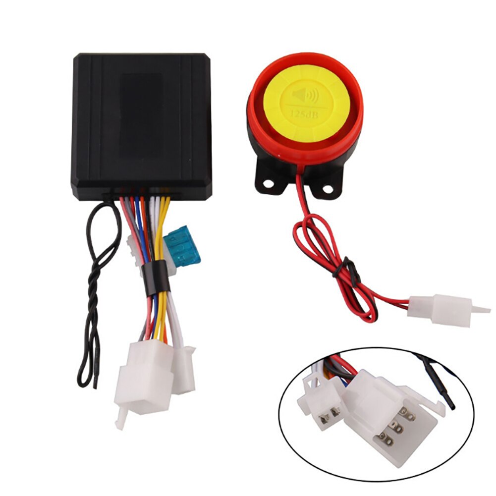 Motorfiets Alarm Anti-Diefstal Scooter Bescherming Inbreker Systeem Afstandsbediening Motor Start Universele Motor Chopper