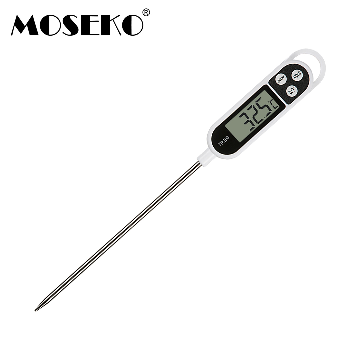 Moseko Digitale Probe Vlees Thermometer Voor Keuken Bbq Water Melk Koken Grill Barbecue Oven Voedsel Thermometer Kitchen Tools
