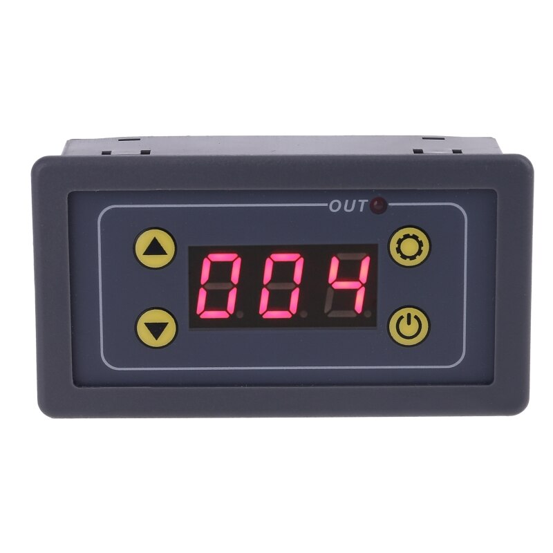 DC 5V 12V 24V AC 110V 220V Digital Time Delay Relay Cycle Timer Control Switch Adjustable Timing Relay Time: 5V