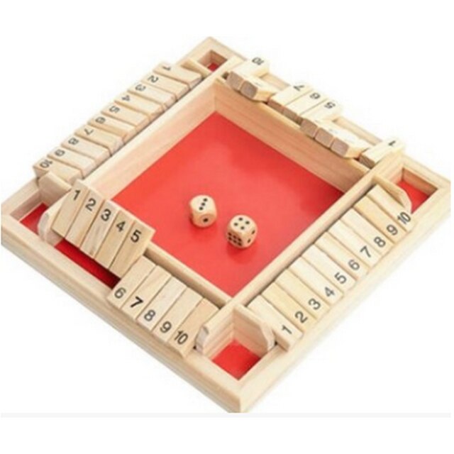 Juego de mesa Digital de cuatro lados para cuatro personas, juego de mesa de lujo para Bar, juegos de familiar, 4 tipos: Orange 2 Dices