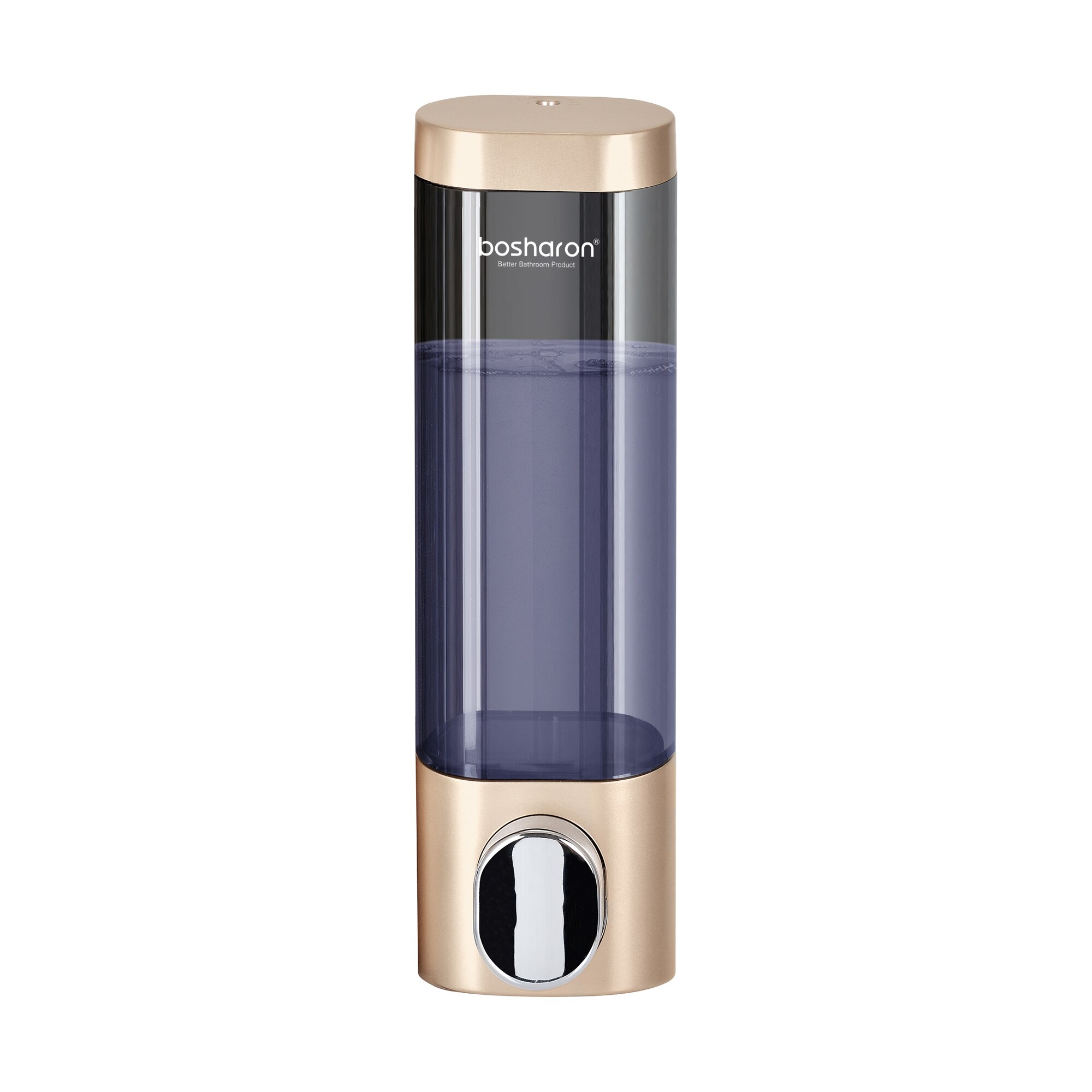 Einzigen Doppel verdreifachen 300ml Seife Spender Zauberstab-montieren Dusche Schlecht Shampoo Spender Flüssigkeit Seife Container Schlecht Zubehör: Gold Single