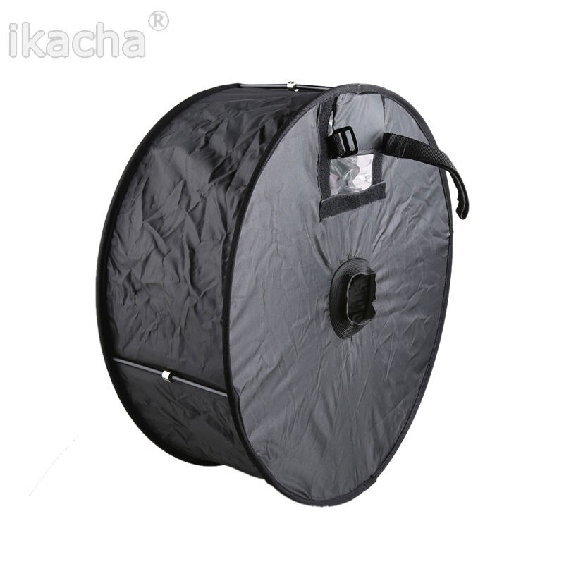 Universal 18 &quot;anular Flash difusor caja suave EZ-doble anillo Macro Reflector para Canon para Nikon Pentax para Olympus Cámara