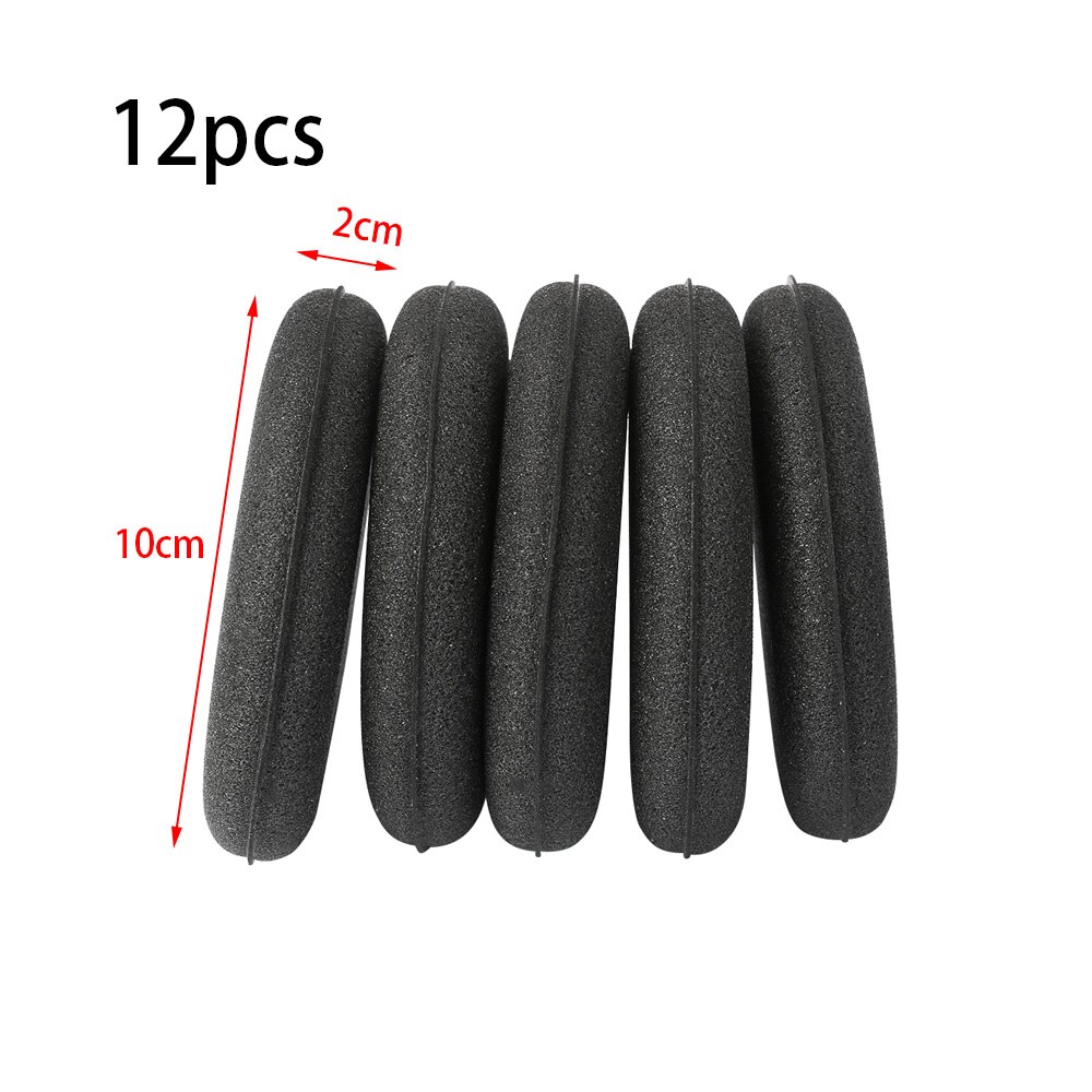 Auto magie klei bar pad spons blok detailing wassen reiniger waxen polijsten reiniging gum wax auto's onderhoud gereedschap: Zwart -12pc
