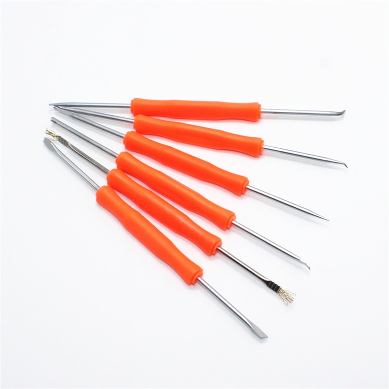 Electronic Heat Assist Repair Tool Set 6pcs/set Welding Solder Soldering Station Iron Tool Welding Grinding Cleaning Tool