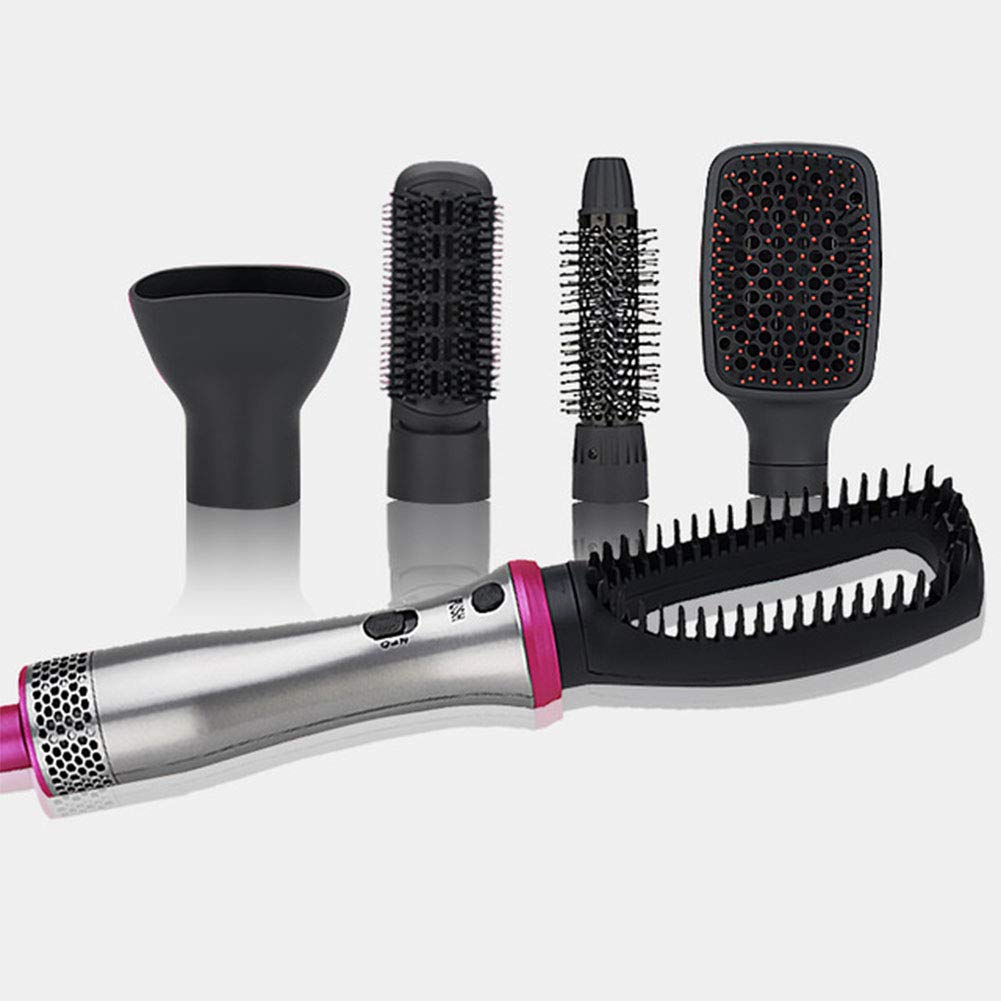 Haar Föhn Pro Custom Blowout 5-In-1 Styling Tool Föhn En Styling Borstel Föhn kam Haar Curling Stijltang
