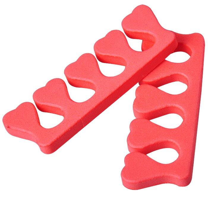 Biutee 100pcs/lot Nail Art Finger Soft Foam Toe Separator Manicure Salon Tools Foam Toe Separator for Nail Art DIY