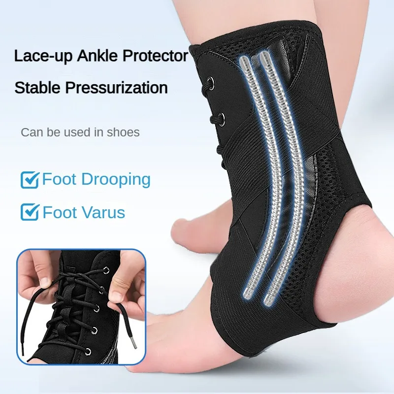 1 PCS Sport Knöchel Unterstützung Verstauchung Knöchel Hosenträger Fuß Brace Lace Up Verstellbaren Riemen Knöchel Schutz Fuß Varus Korrektur