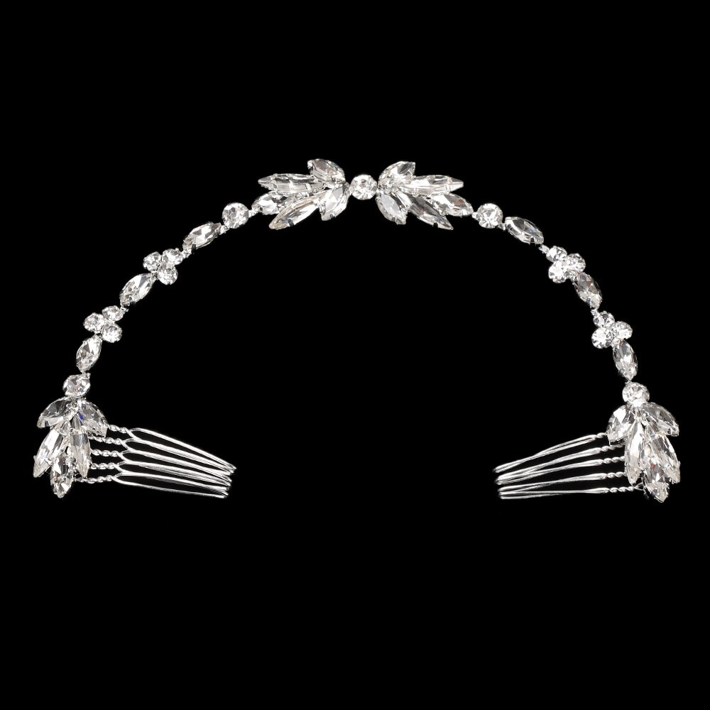 35/50/100/150CM Pearl Crystal Wedding Hair Vine Tiara Bridal Headband Hair Accessories Romantic Women Hair Jewelry