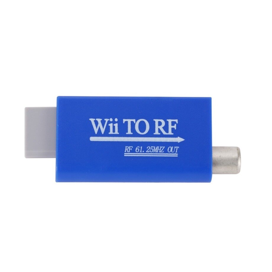 Grwibeou Wii to RF Converter Adapter Game To Old TV Display Without Damage For TV With RF Siginal