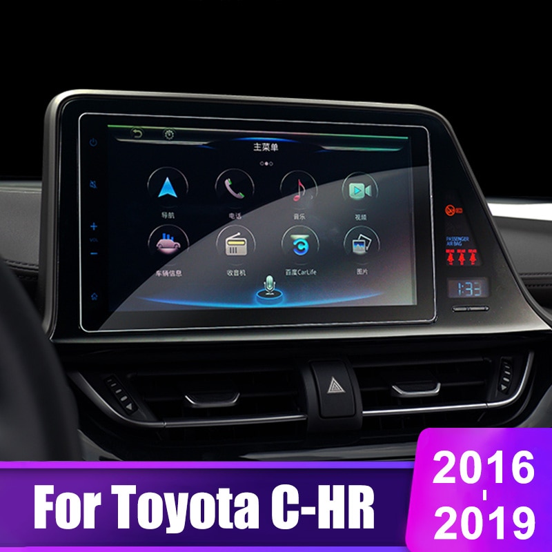 Voor Toyota C-HR Chr Gehard Glas Auto Navigatie Screen Protector Lcd Touch Display Film Beschermende