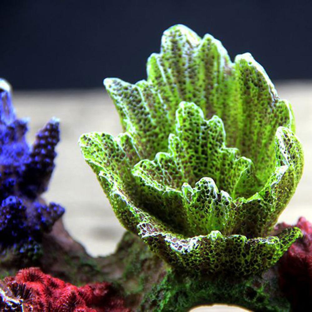 Quarium decoration ympäristöt luola elävä riutta kalasäiliö hartsi koralli akvaario